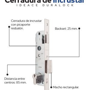 Cerradura de Incrustar 788